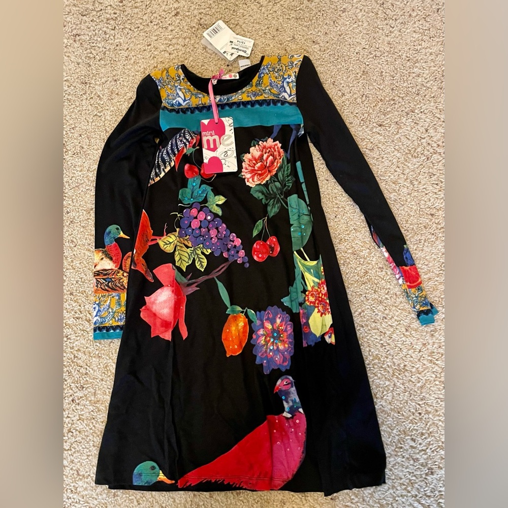 Desigual, new with tags, black girl’s dress (13/14)